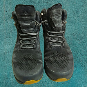 Vasque Mid Hiking Boots Vibram Megagrip Outsole Men's US Size 10 Blue & Gray